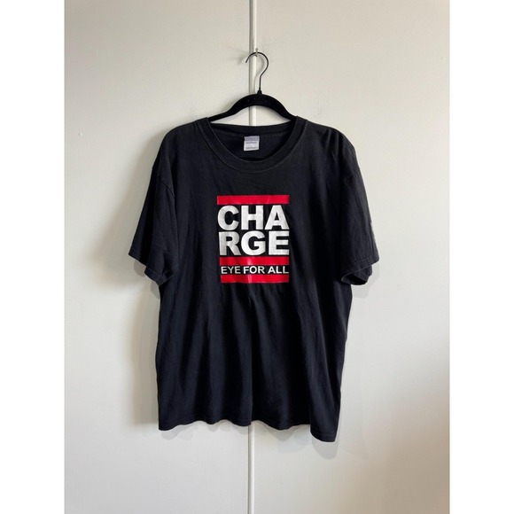 Gildan Other - Charge Eye For All Shirt Mens Large Black Gildan Hardcore Band Tee T-Shirt Music